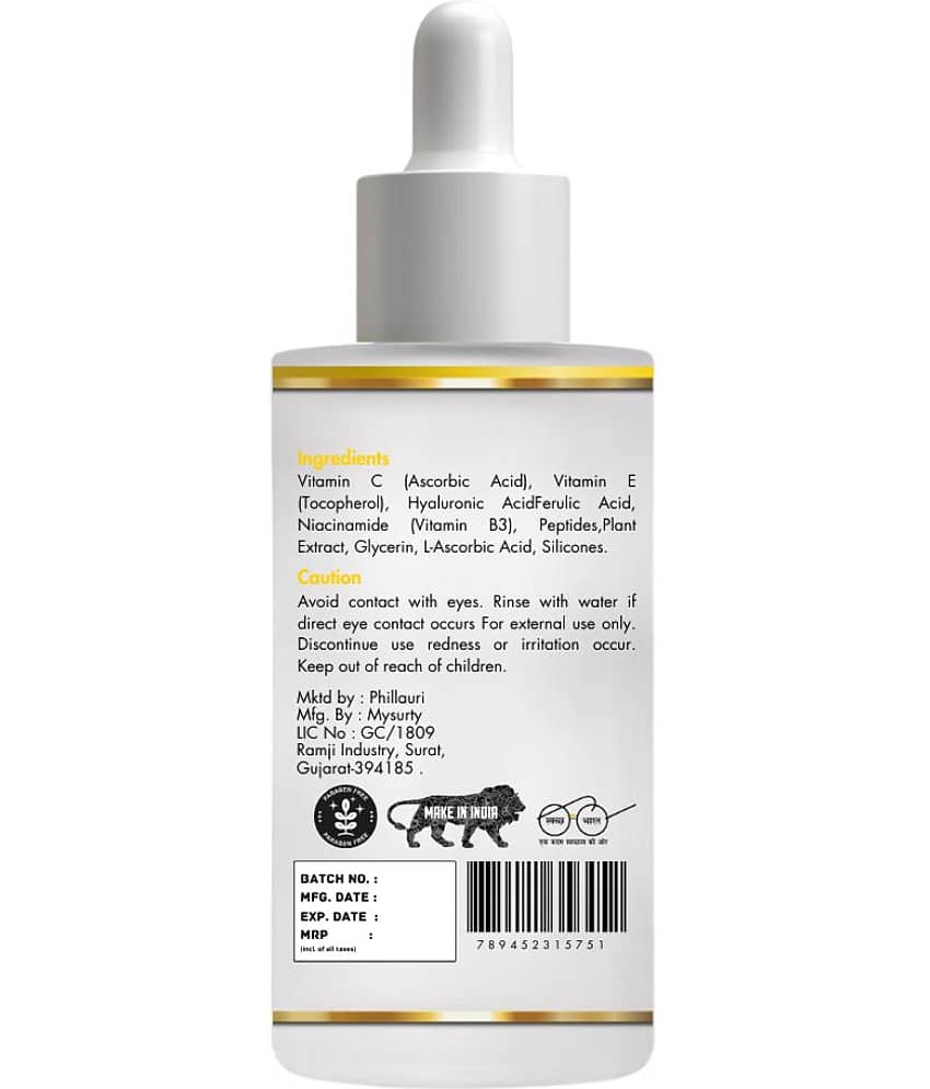 Phillauri Face Serum Vitamin C Spot Removal For All Skin Type ( Pack of 1 ) view 2