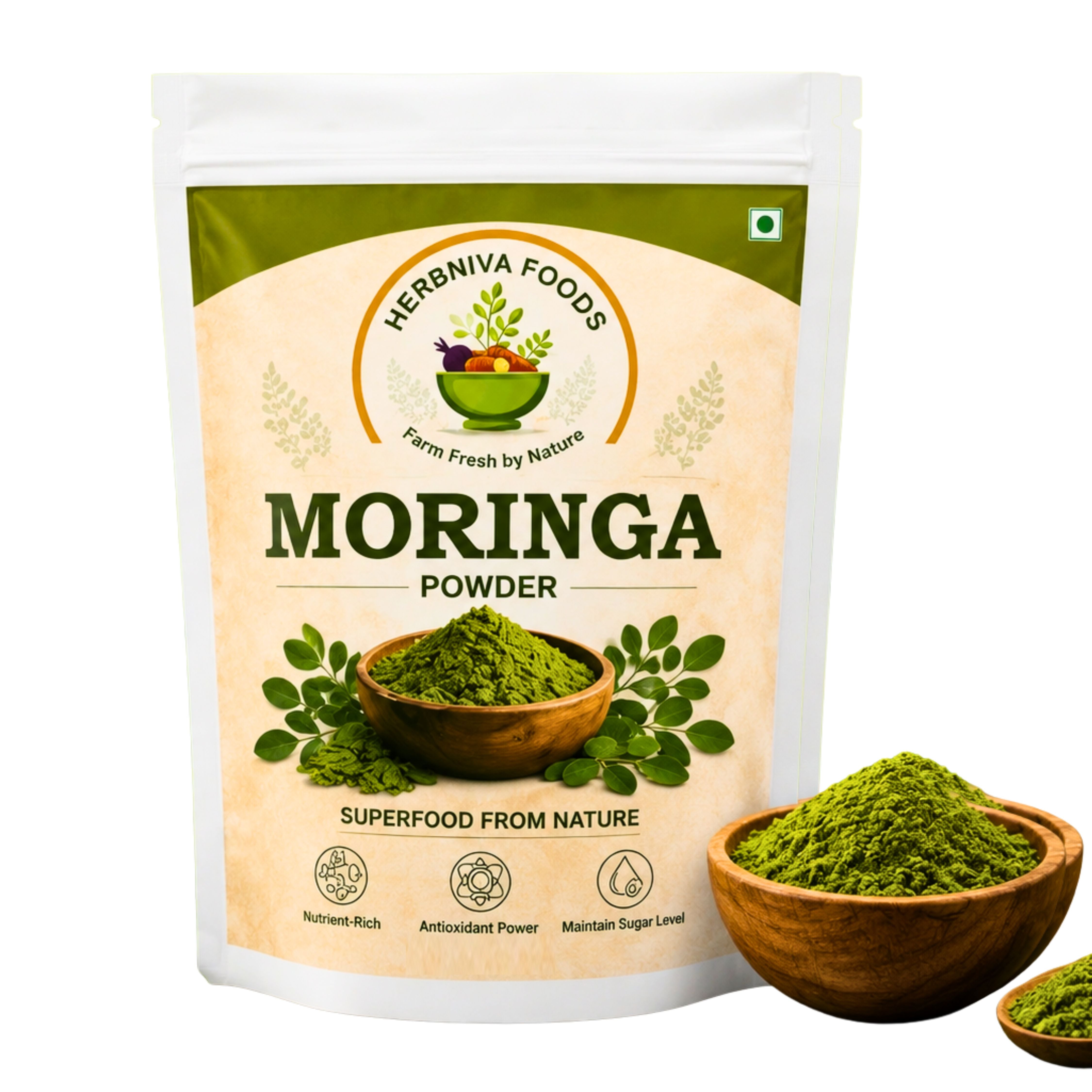 Herbniva Foods Moringa Powder 100 g