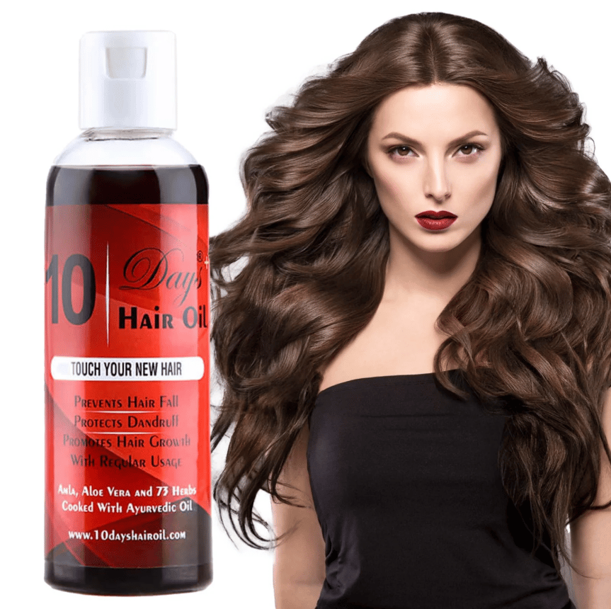 Traditional Ayurvedic Hair Oil with 77 Herbs Therapeutic Hair Oil for hair growth and hair fall control with with Amla, Aloe Vera & Bhringraja 100ml Pack of 1 view 2
