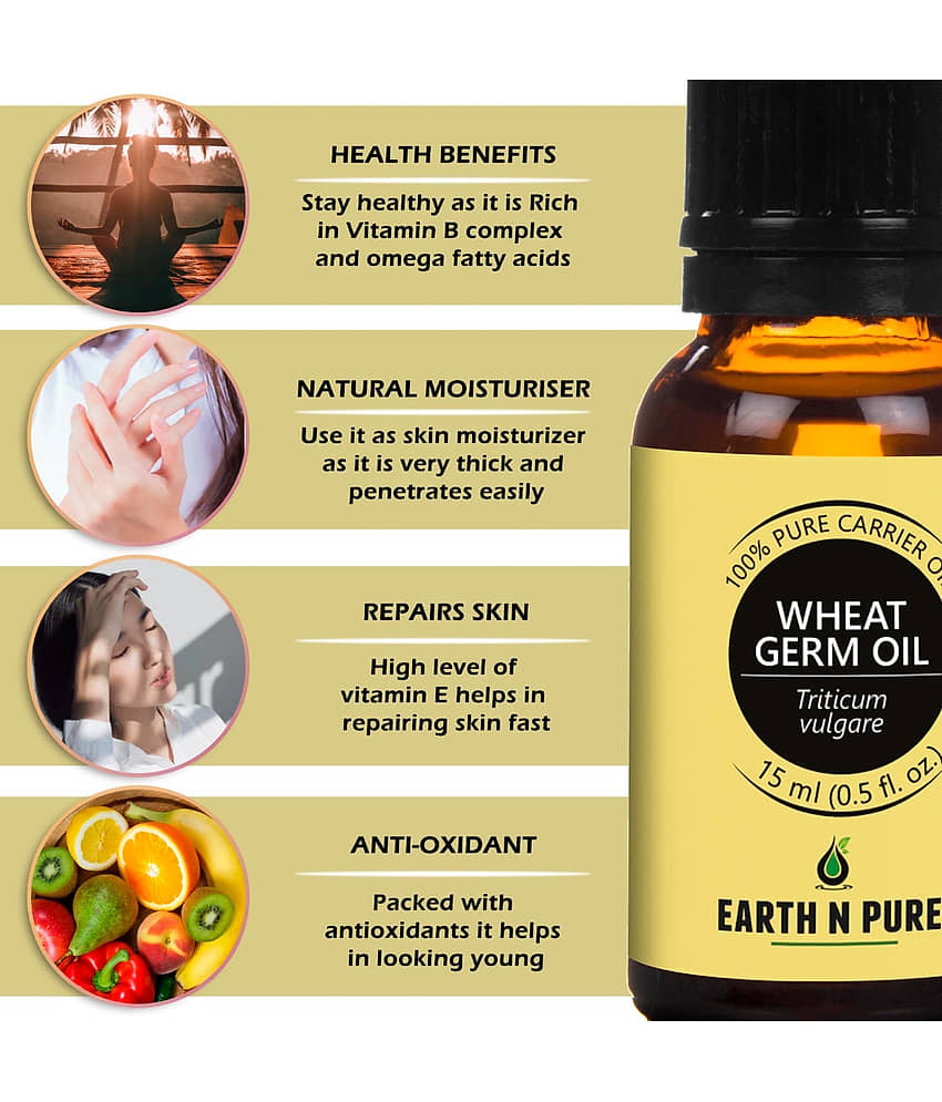 Earth N Pure - Wheat germ Essential Oil 15 mL ( Pack of 1 ) view 2