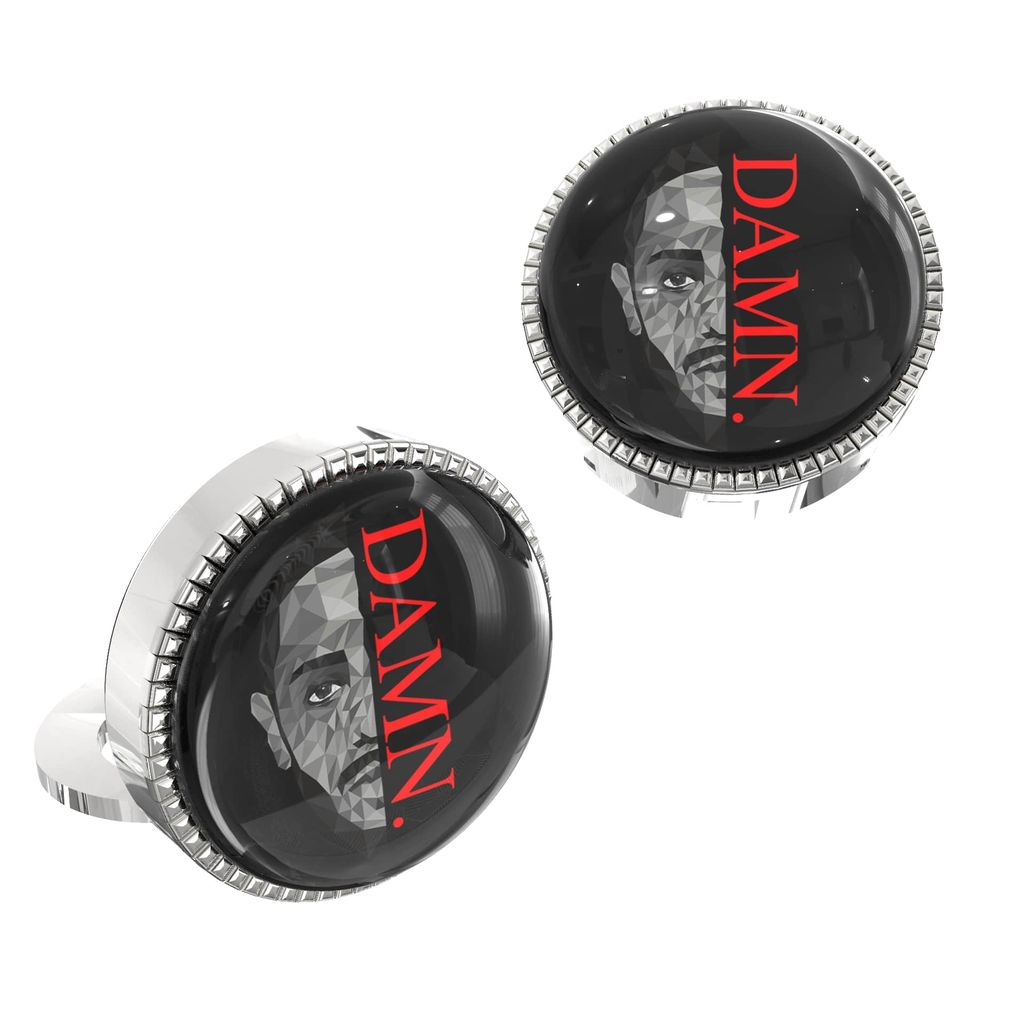 The Smart Buttons - Shirt Button Cover Cufflinks for Men - Kendrick Lamar Style view 2