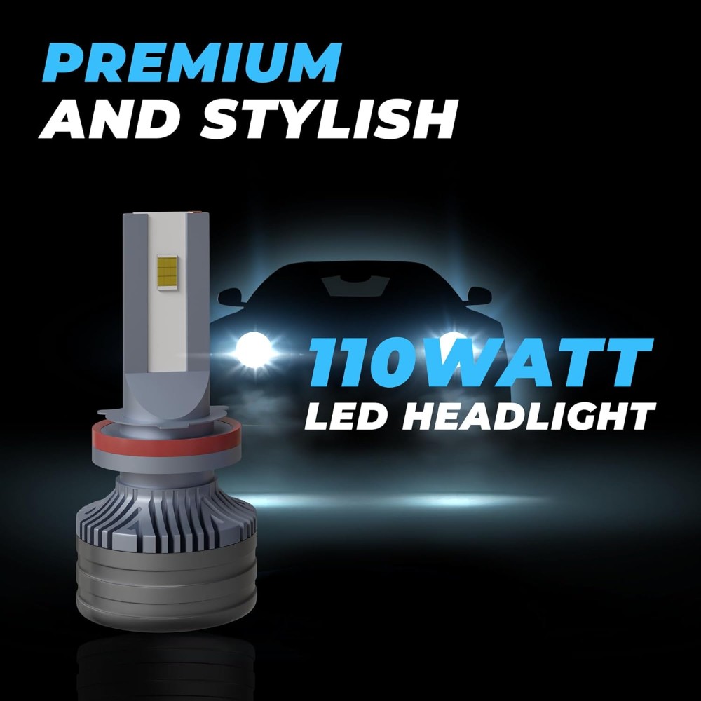 JCBL Accessories Lumenz 9012, 110W Car Headlight LED Bulb view 2
