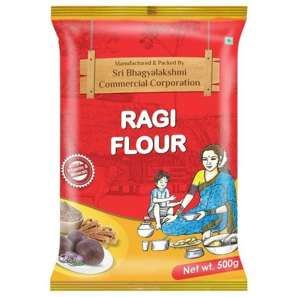 Sri Bhagyalakshmi Ragi Flour, 500 gm view 2