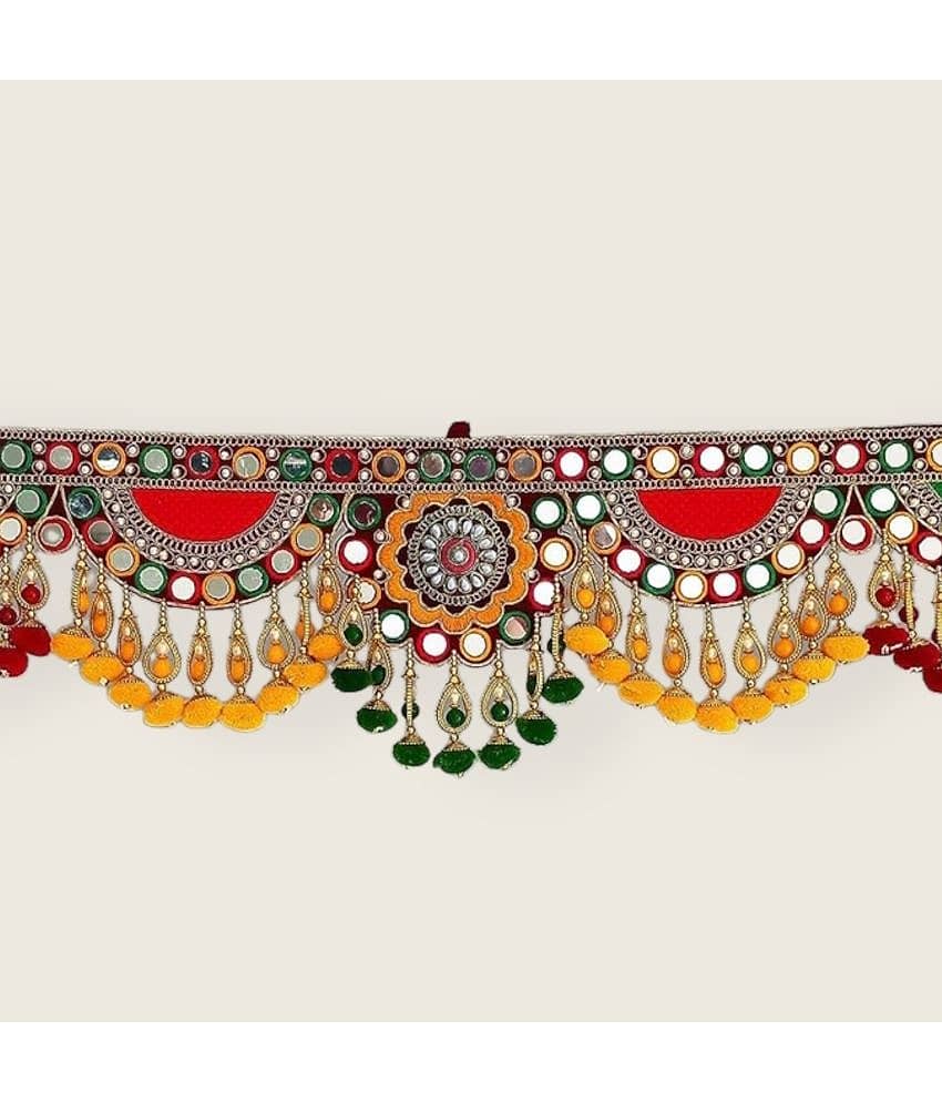 TORNORY Handmade Bandarwal Toran 3 ft Multi ( Pack of 1 ) view 2
