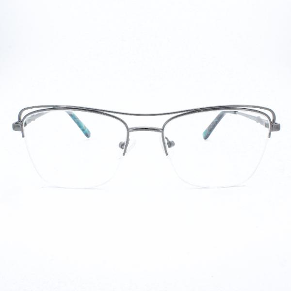 Lensoz Elite X Luxe Half Rim - Narrow - Gunmetal view 2