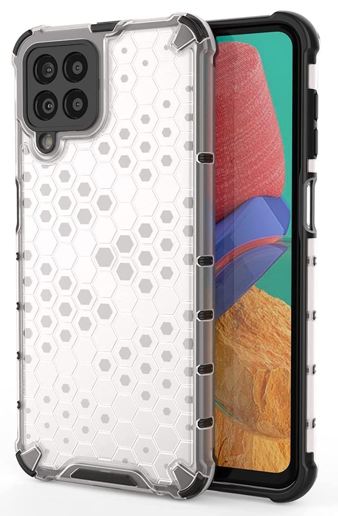 Faircost Hybrid Shockproof Back Cover for Samsung Galaxy A53 5G Hard Outside Soft Inside- (Polycabonate::Transparent) view 2