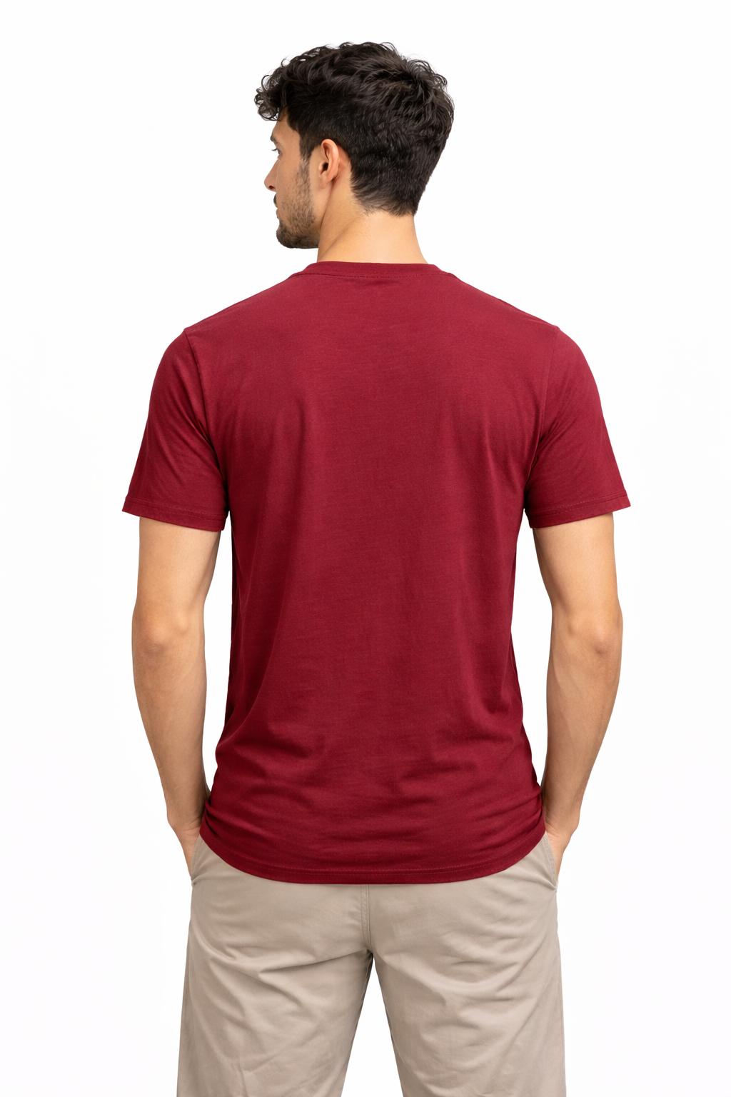 Cotton T-Shirt Round Neck view 2