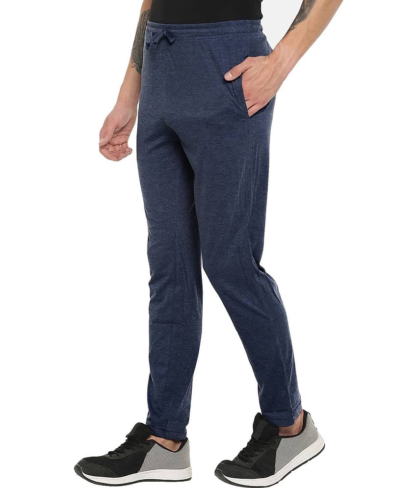 Reoutlook Blue Cotton Blend Men's Trackpants ( Pack of 1 ) view 2