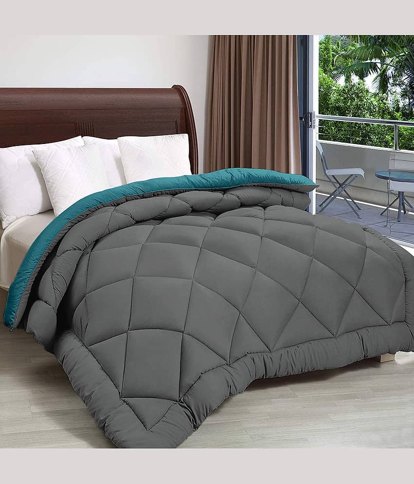 GURU SALES Microfiber Abstract Single Size Comforter ( 90 x 60 cm ) - Gray ( ) view 2