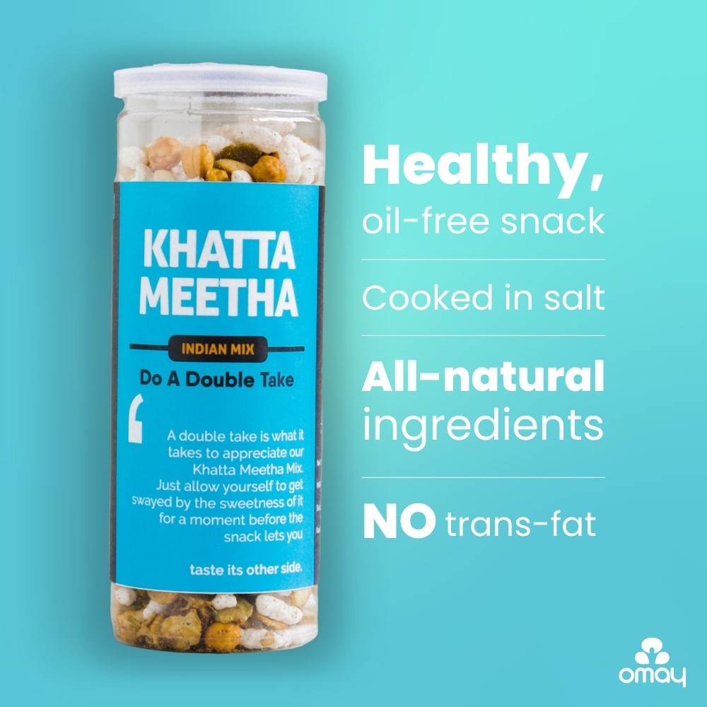 Omay Foods Khatta Meetha, 120 gm Jar (Pack of 4) view 2