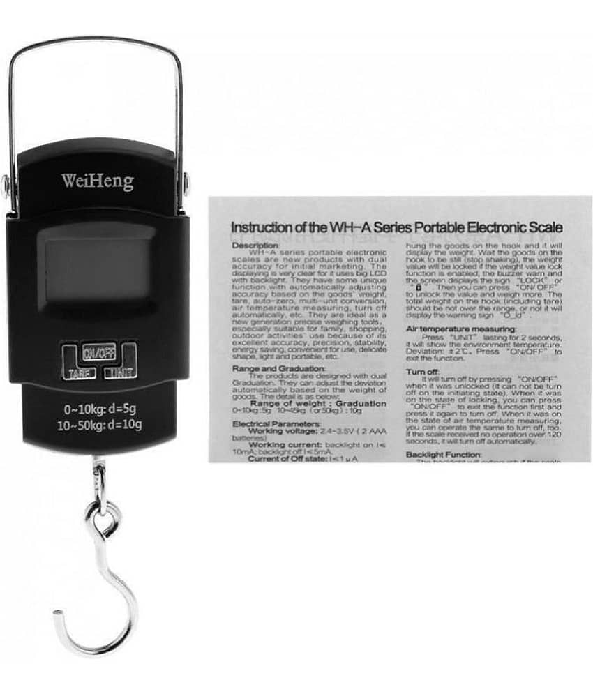 50 kg Weight Scale Digital Luggage Weighing Scales Weighing Capacity - 50 Kg Tools Hardware view 2