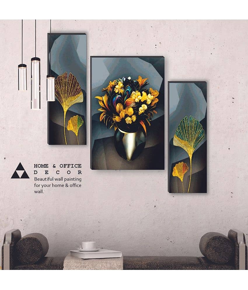 Saf - Floral Painting Without Frame view 2