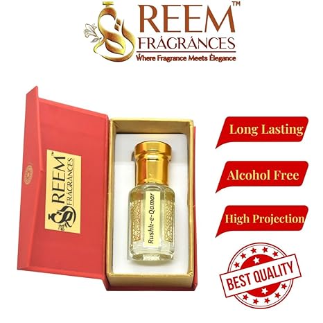 Reem Fragrances Rushk-e-Qamar | Long Lasting & Alcohol Free | 6 ml view 2