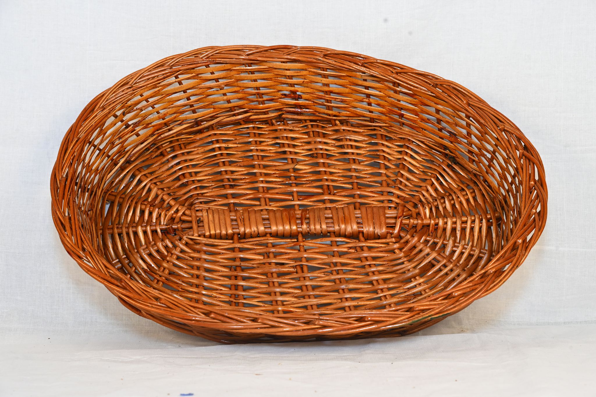 *Handwoven Wicker Picnic Basket view 2