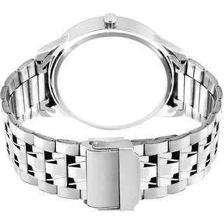 HRV Men's Round Dial Silver Strap Analog Watch view 2