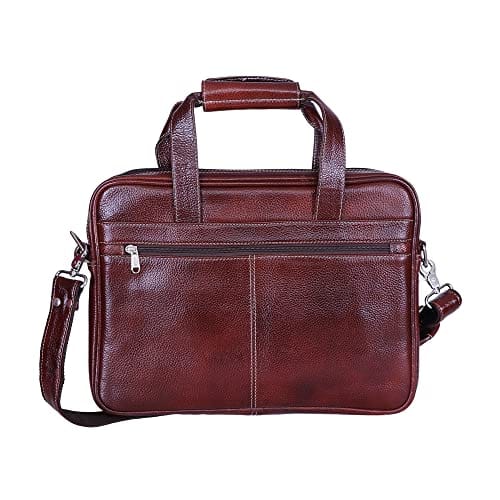 Leatherman Genuine Leather Single chain Laptop Bag (1030) view 2