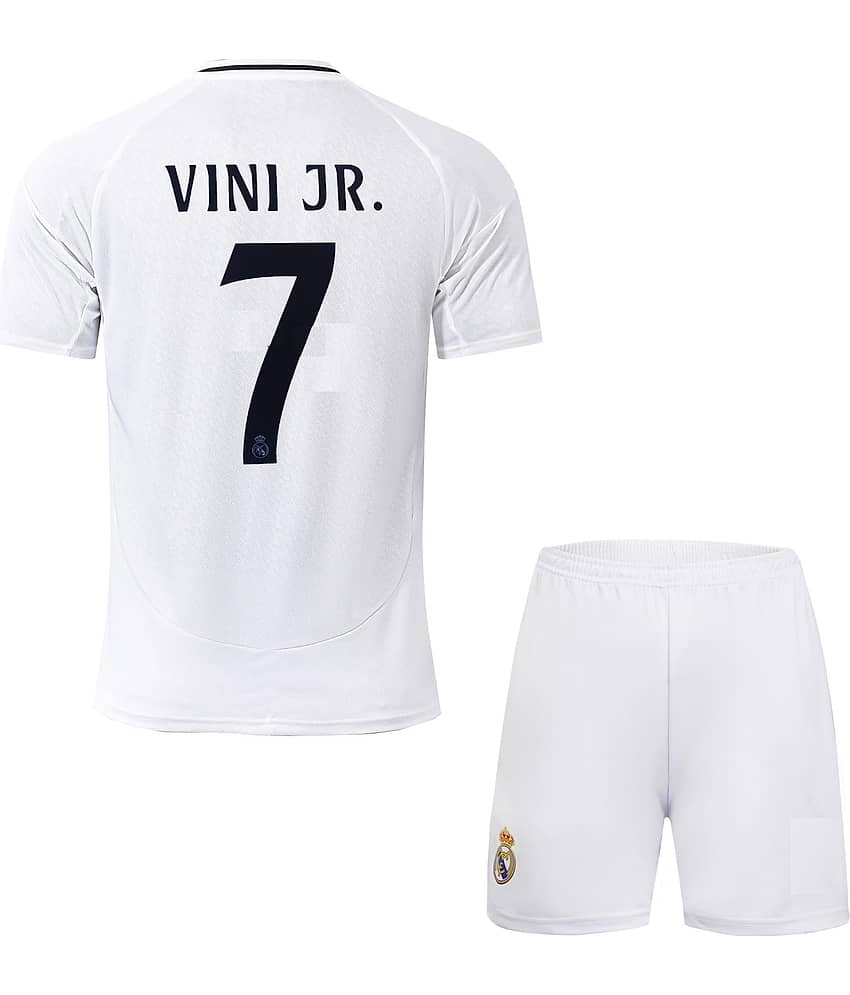 Real Madrid Home Vini Jr. 7 Shirt with shorts 2024-25 Unisex