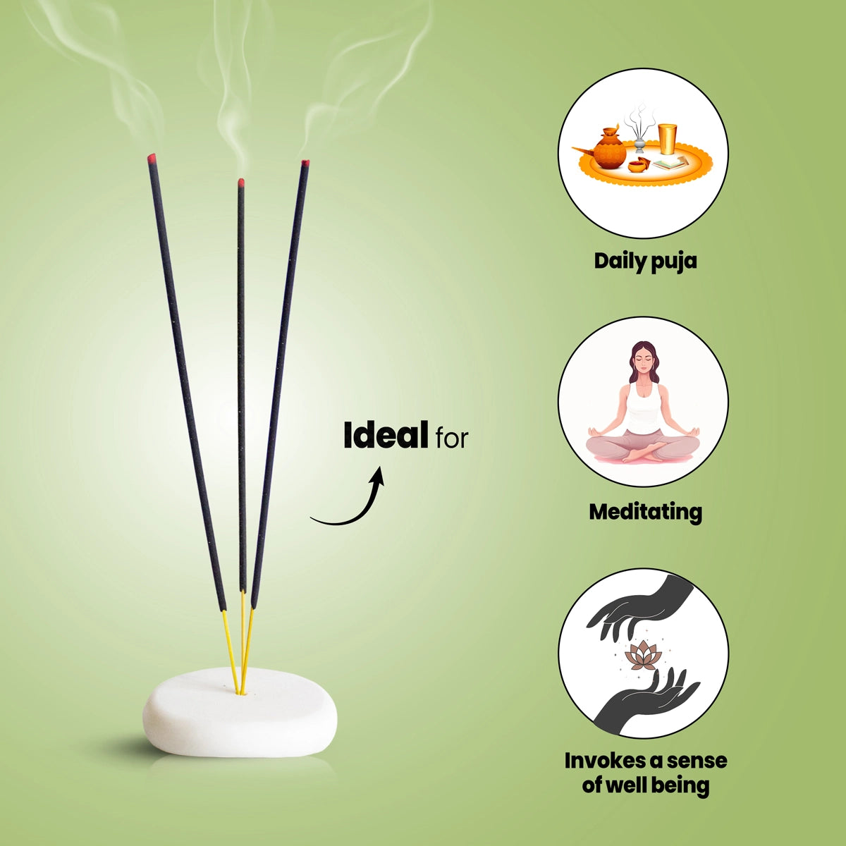 Giri Mogra Incense Sticks - 250 Gms | Agarbathi | Agarbatti for Pooja view 2