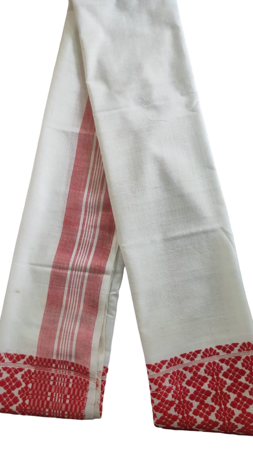 ASSAMESE TRADITIONAL HANDWOVEN SMALL GAMOSA view 2
