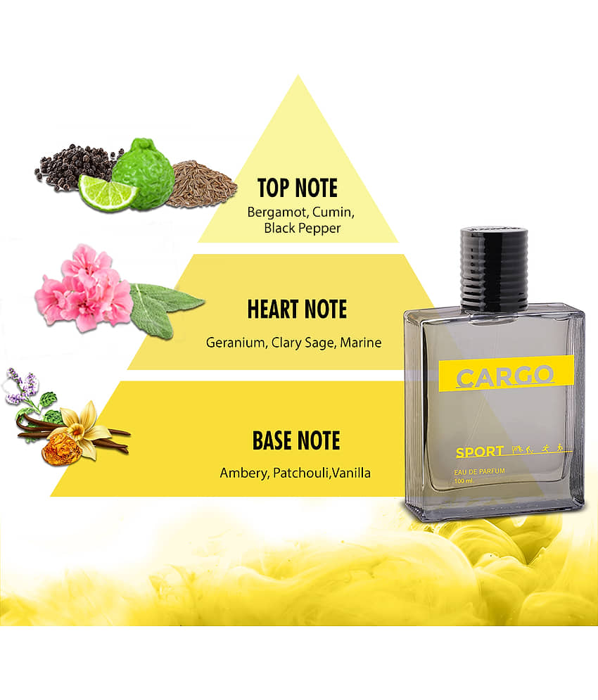 CFS - CARGO SPORT Eau De Parfum (EDP) For Unisex 100 ml ( Pack of 1 ) view 2
