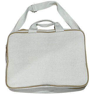 jute hand crafted multipurpose bag for travel, work, or daily use Waterproof Multipurpose Bag (White, 7 L) view 2
