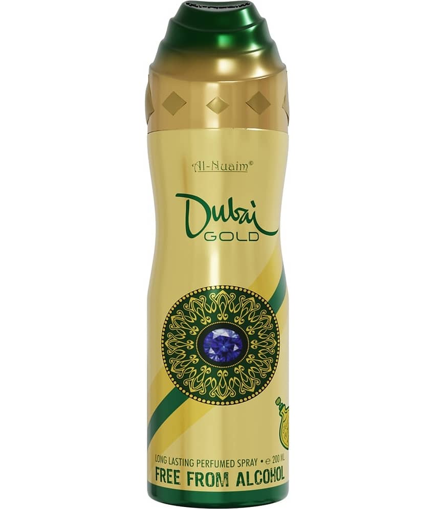 Al-Nuaim Dubai Gold & Zatak No Alcohol Deo Deodorant Spray for Unisex 100 ml ( Pack of 2 ) view 2