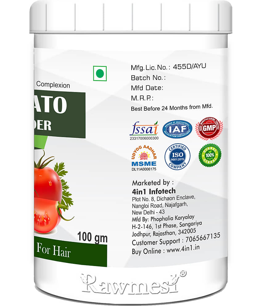 rawmest 100%Organic Tomato Powder Vegetable Juice 200 gm Pack of 2 view 2
