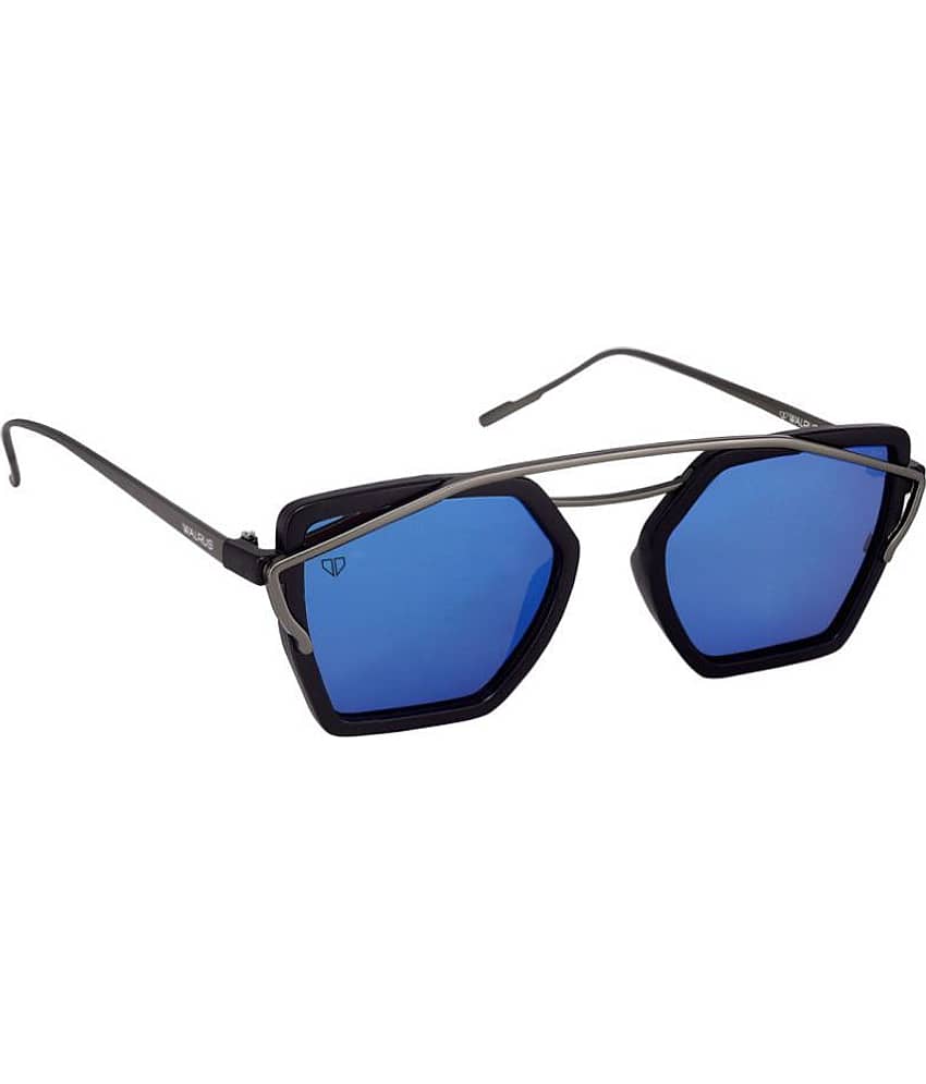 Walrus - Blue Panto Sunglasses ( WS-CRN-III-030218 ) view 2