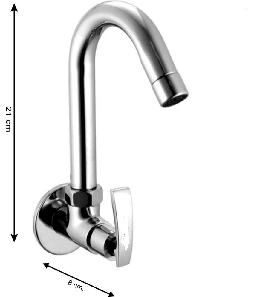 Bathfax Brass Bathroom Tap (Bib Cock) view 2
