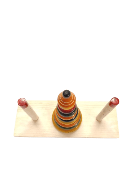 Brahmagopura Puzzle – Tower of Brahma – Tower of Hanoi – Round view 2