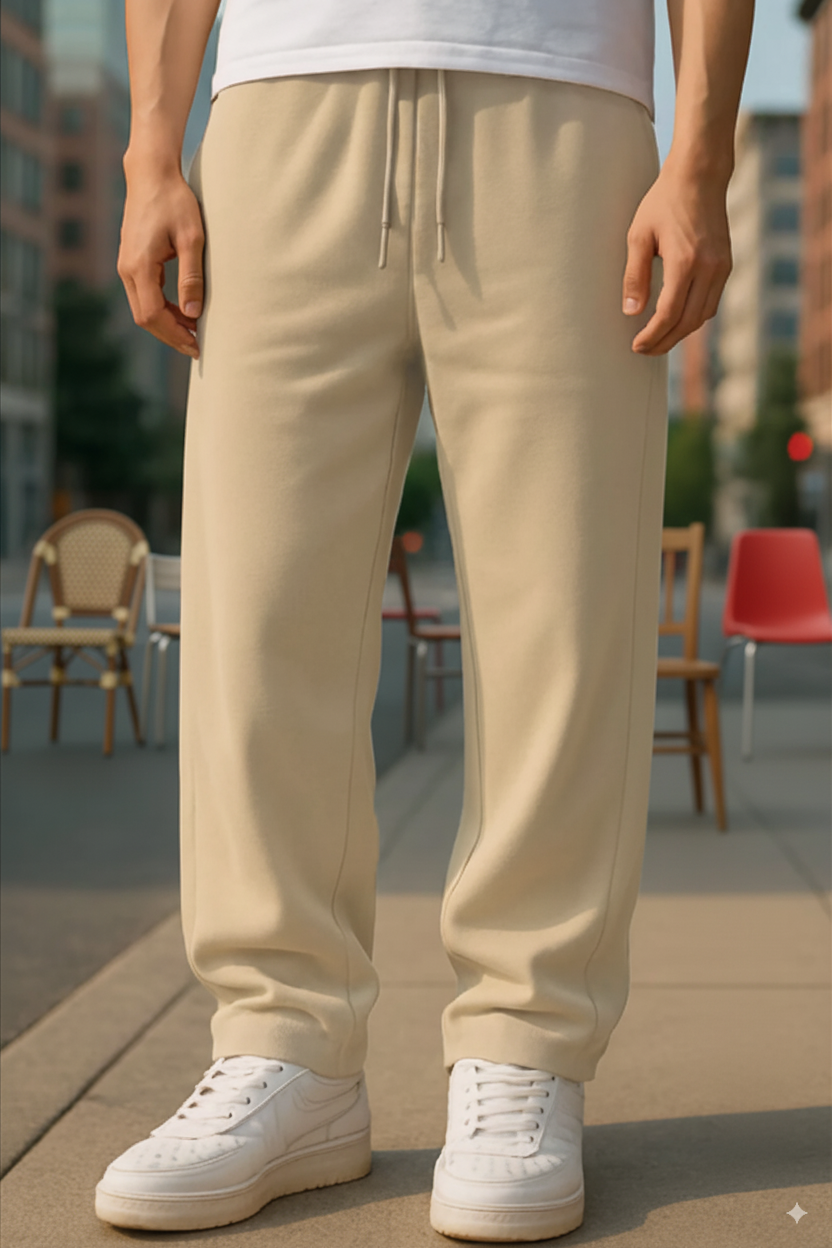 Pack Of 2 Joggers : Black and Beige view 2
