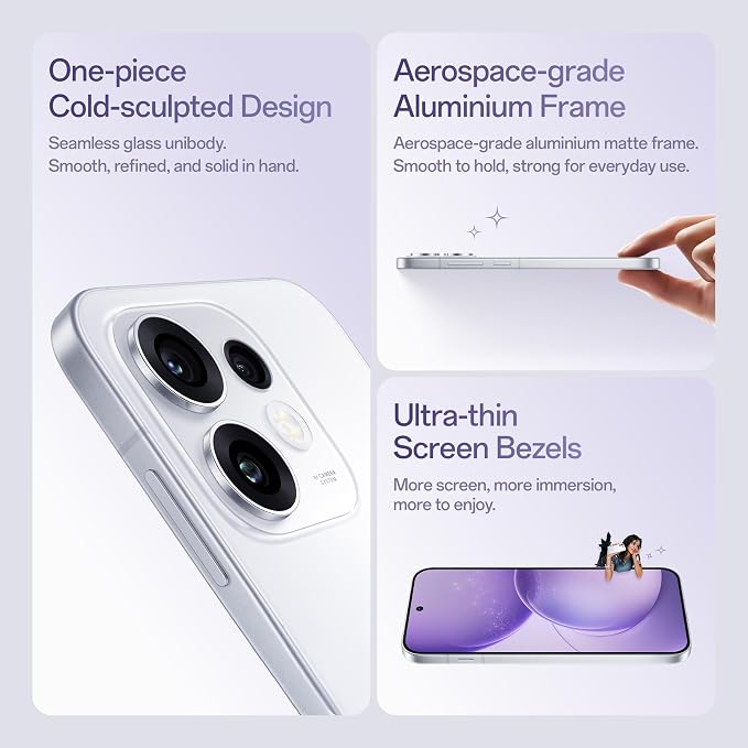 OPPO reno 16c 5G (Stellar Purple, 8GB RAM, 128GB Storage) view 2