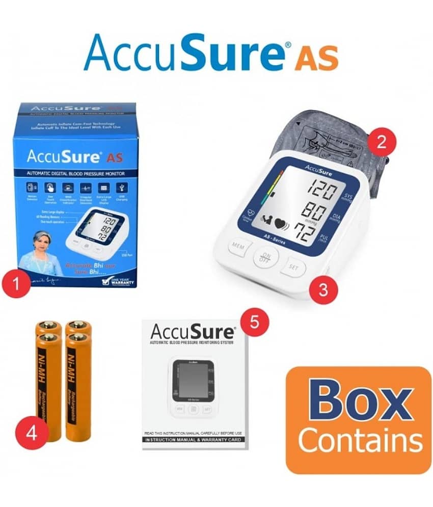 take999 as series AccuSure Automatic Digital BloodPressure Monitor view 2