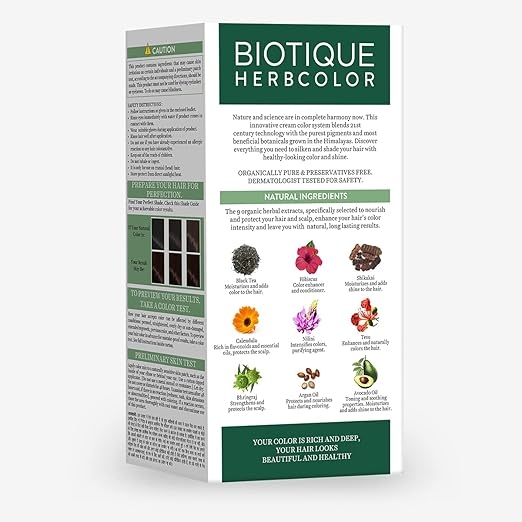 Biotique Herbcolor 4N Brown 50g + 110ml view 2