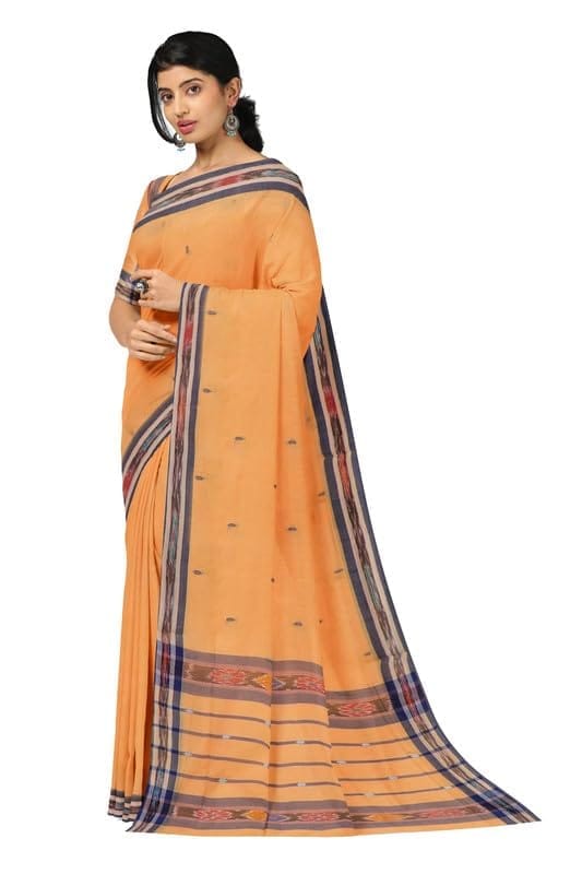 APCO Handloom (A Andhra Pradesh Govt Emporium)- Women's Traditional Pure Handloom Dulla Cotton Saree | DL0044 view 2