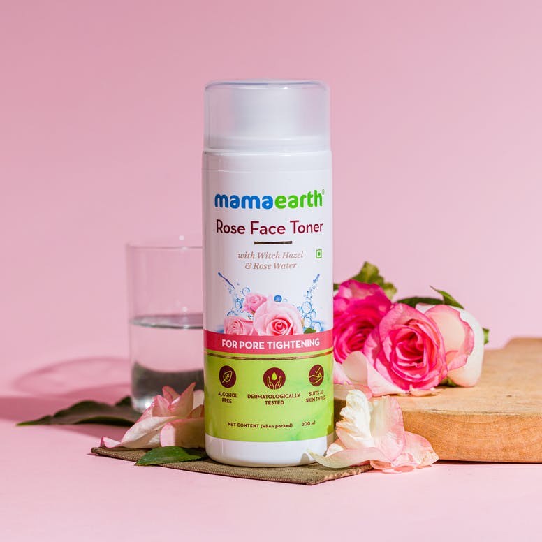 Mamaearth Rose Face Toner with Witch Hazel & Rose Water for Pore Tightening – 200ml view 2