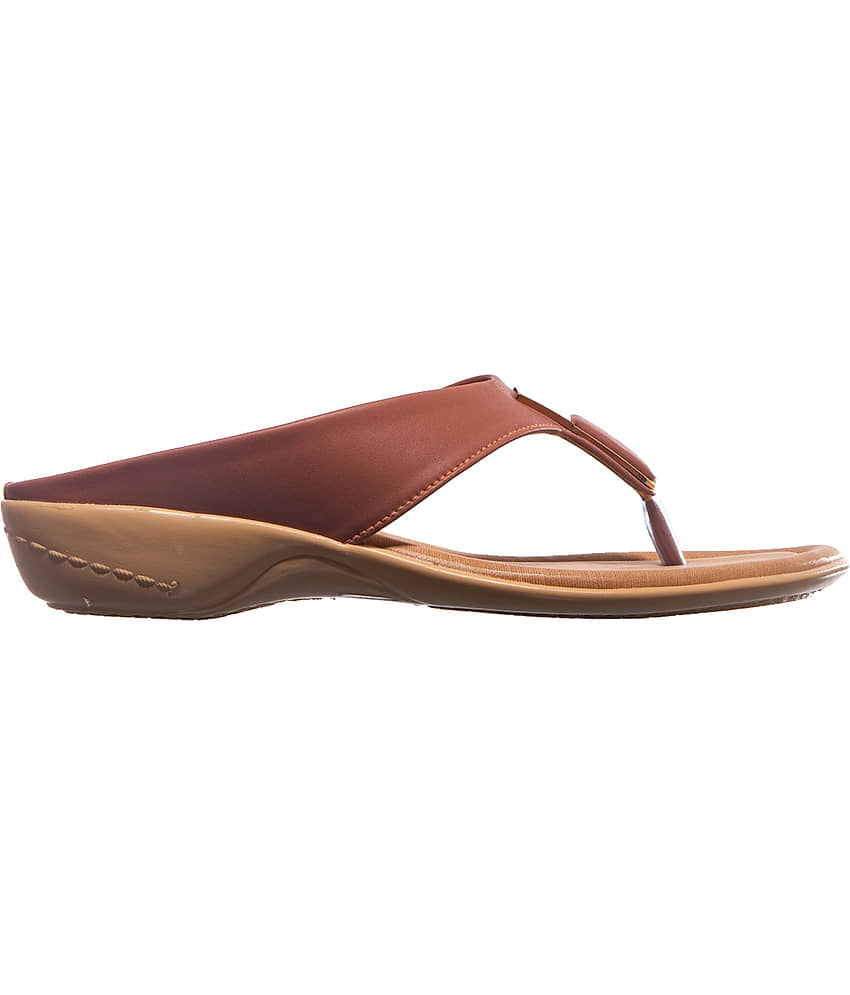 KHADIM Pink Flats view 2