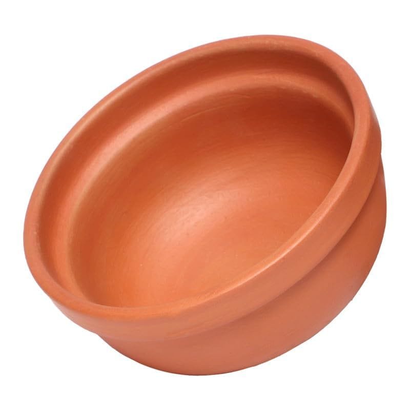 KSI Clay Bowls for Kitchen & Restaurant Terracotta Handmade Clay Bowl for Soup, Dal, Kadhi, Curry Pack of 4 view 2