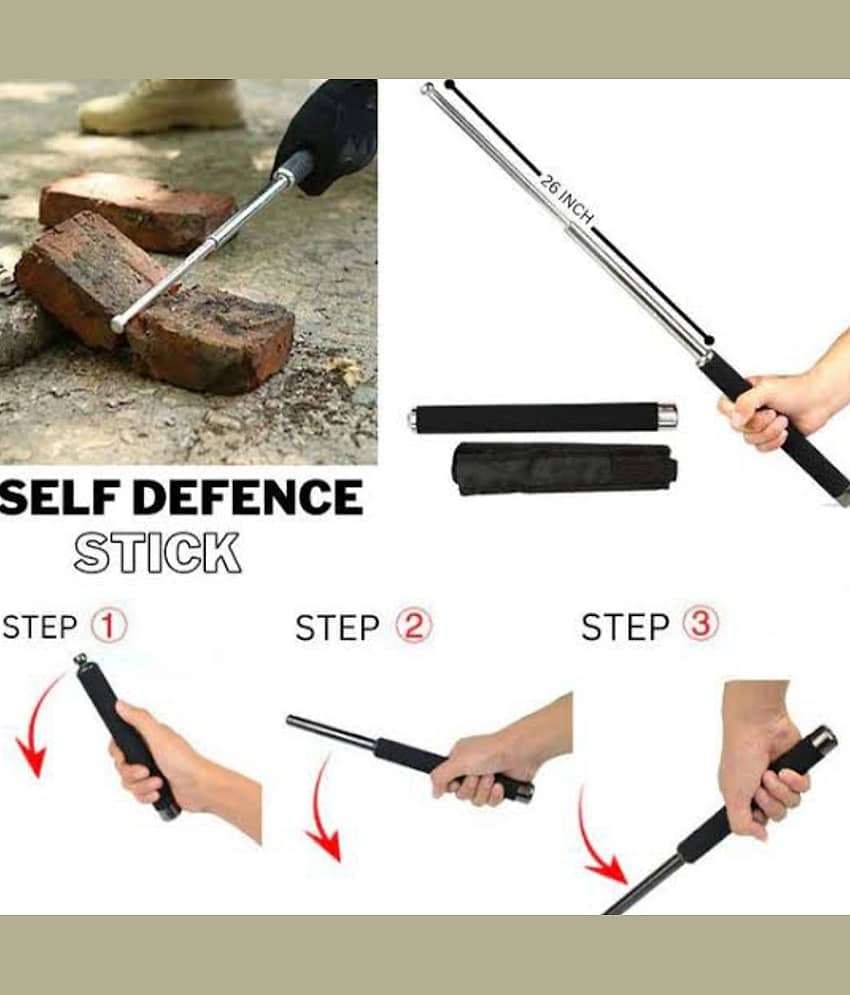 QitmirMKT Self Defense Stick Rod Hiking Safety Rod ( Pack of 1 ) view 2