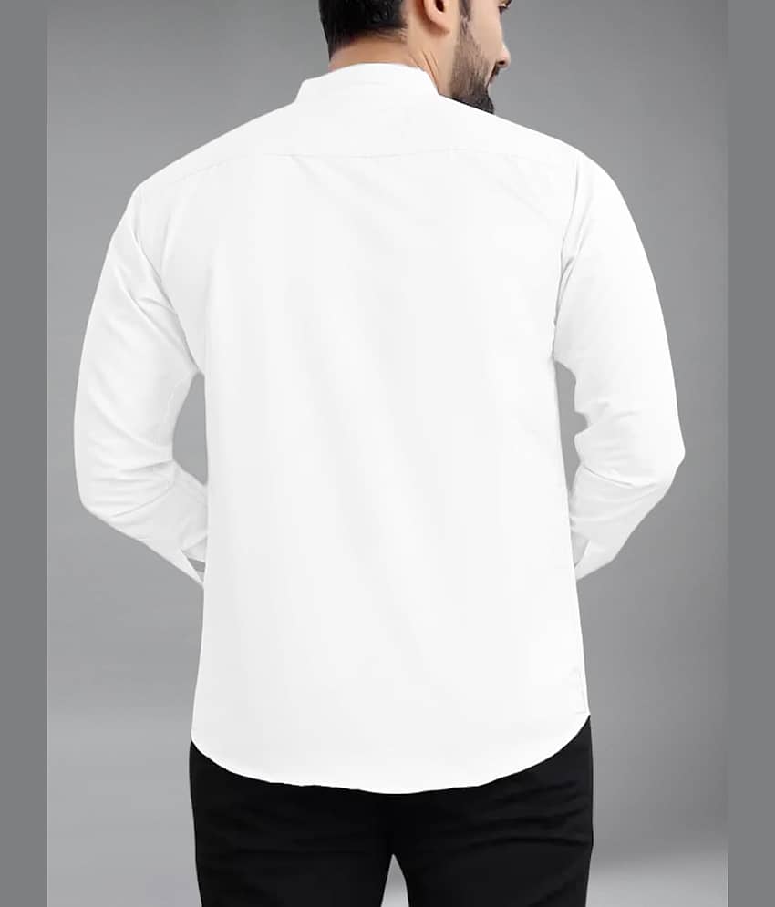 Apektra Cotton Blend Slim Fit Solids Full Sleeves Men's Casual Shirt - Coffee ( Pack of 1 ) view 2