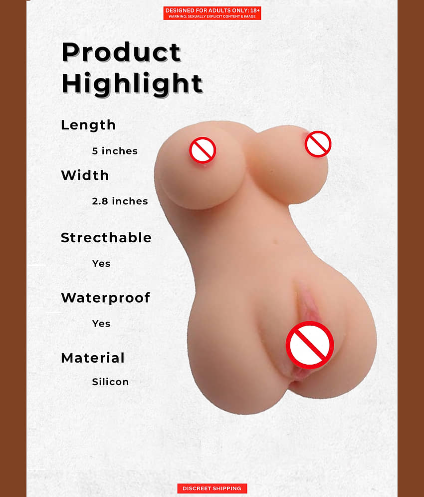 Pocket Mini Sex Doll Vagina + Anal Toys Masturbator Explore Your Night Pleasure By Naughty Nights + Free Kaamraj Lube view 2