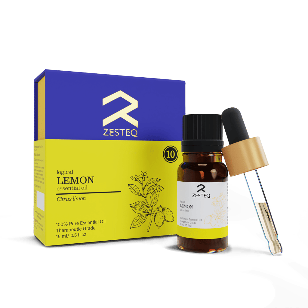 Zesteq Logical Lemon Essential Oil Therapeutic grade for Aromatherapy (15 ml) view 2