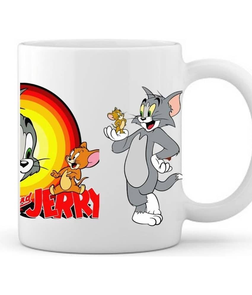 thriftkart - White Ceramic Coffee Mug ( Pack of 1 ) view 2