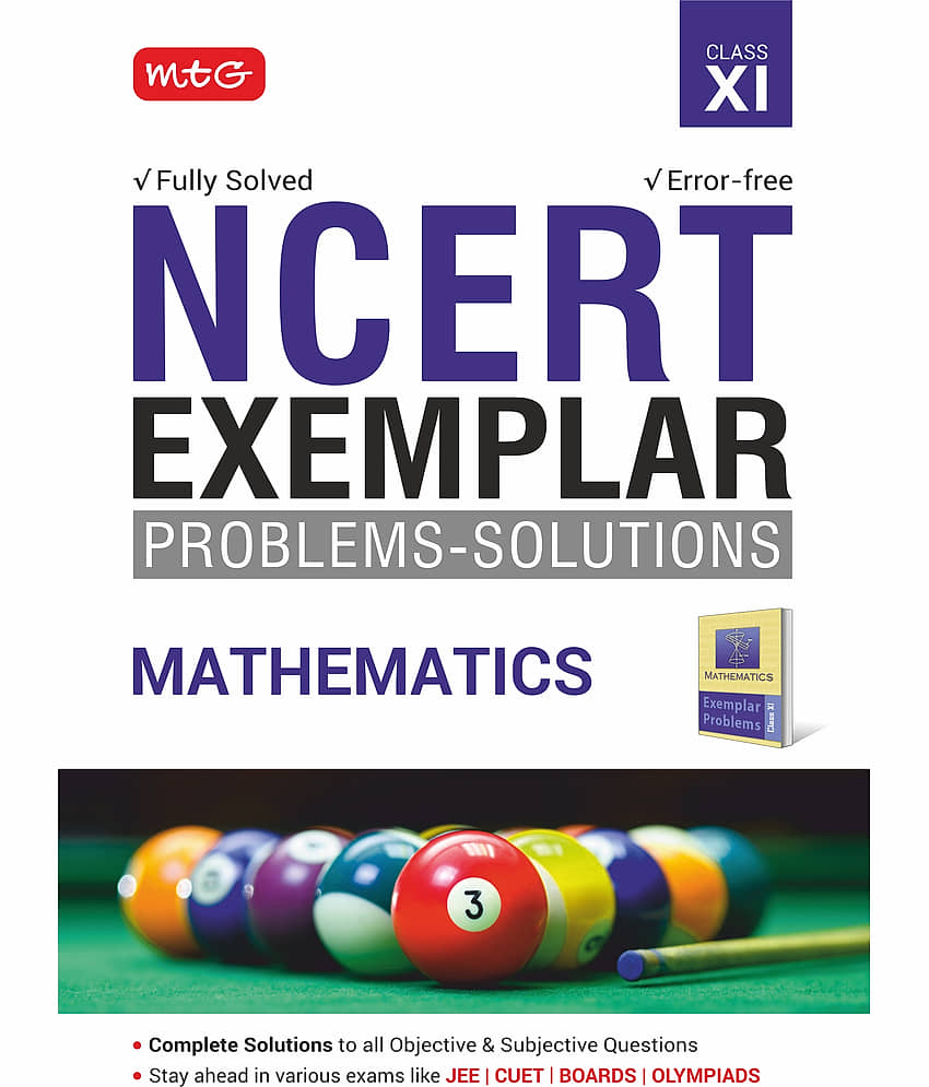 MTG NCERT Exemplar Problem Solutions Mathematics Class 11 - Complete Solution to all Objective and Subjective Questions view 2