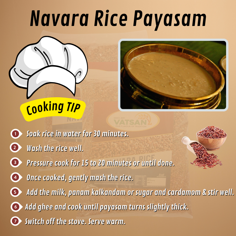 Vatsan Navara Rice - Boiled 1 Kg view 2