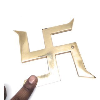 Brass Swastika view 2