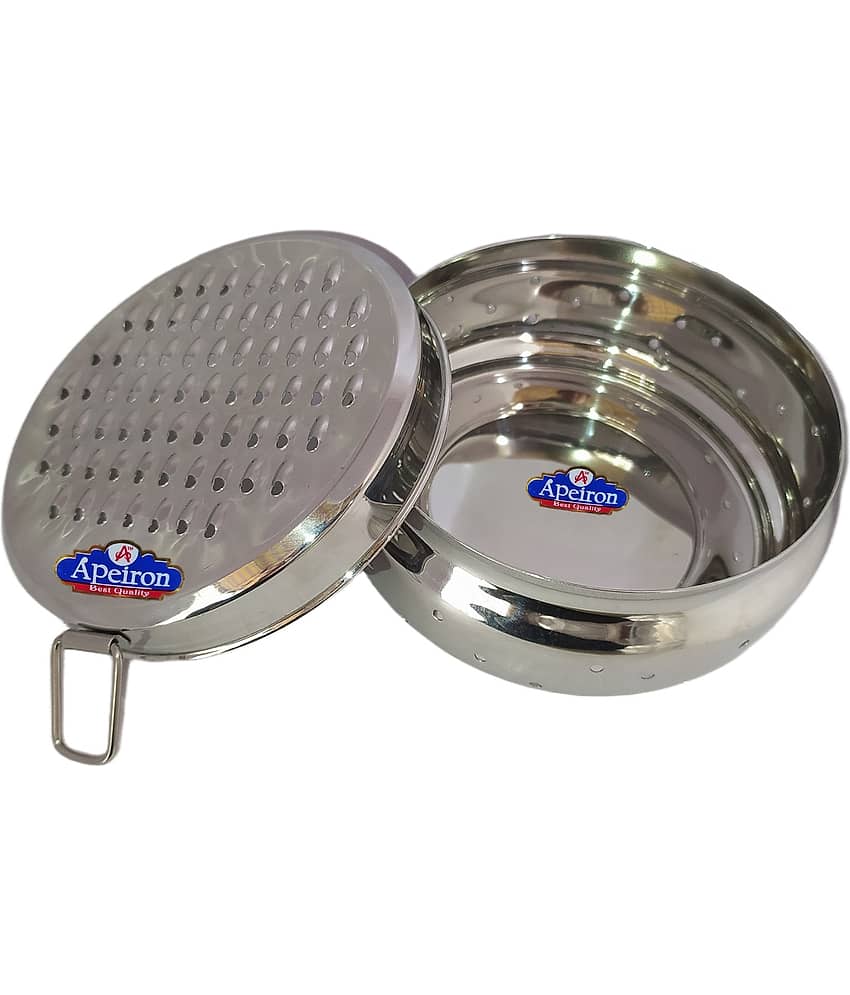 APEIRON - Stainless Steel Silver Vegetable Grater ( Pack of 1 ) view 2