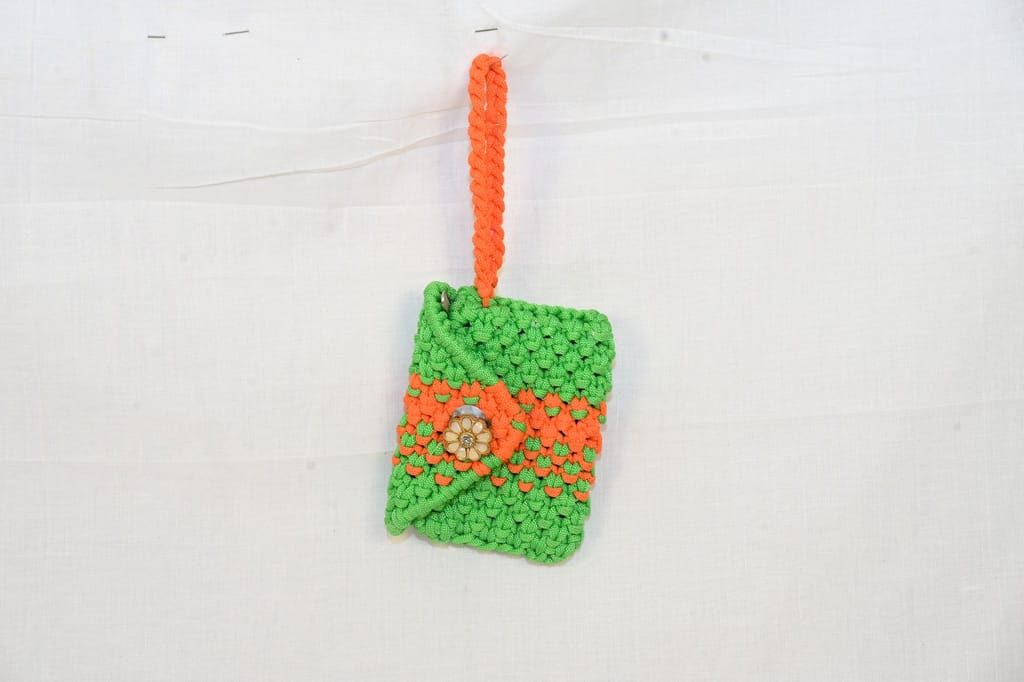 Handmade Crochet Mini Shoulder Bag view 2