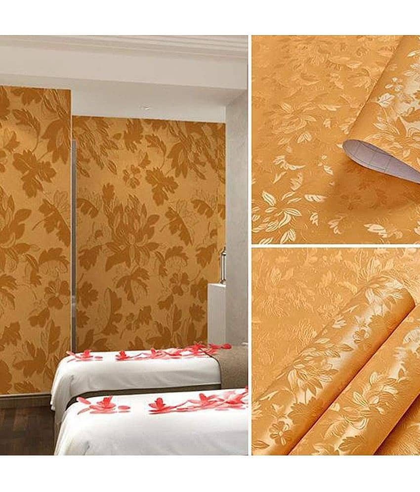 KAAF - Premium Floral design Wallpaper ( 40 x 500 ) cm ( Pack of 1 ) view 2