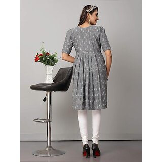 OMSAIFAB Casual Printed Women Silver Top view 2